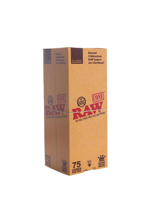RAW Classic Cones | King Size | 75 Cones Per Box