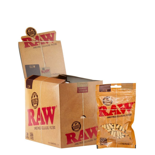 Raw Slim Cellulose Filters | 200ct