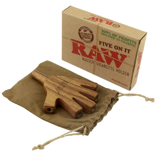 RAW Five On It | Wooden Cigarette Holder