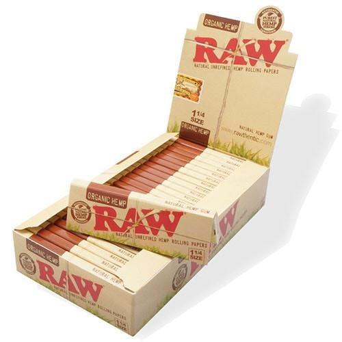Raw Organic 1-1/4" | 24 Booklets | 32 Leaves