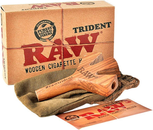RAW Trident | Wooden Cigarette Holder