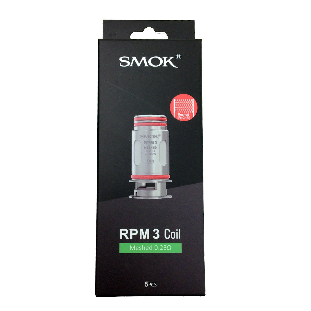 Smok RPM 3 Mesh 0.23 Ohm Replacement Coils | 5pk | 1ct