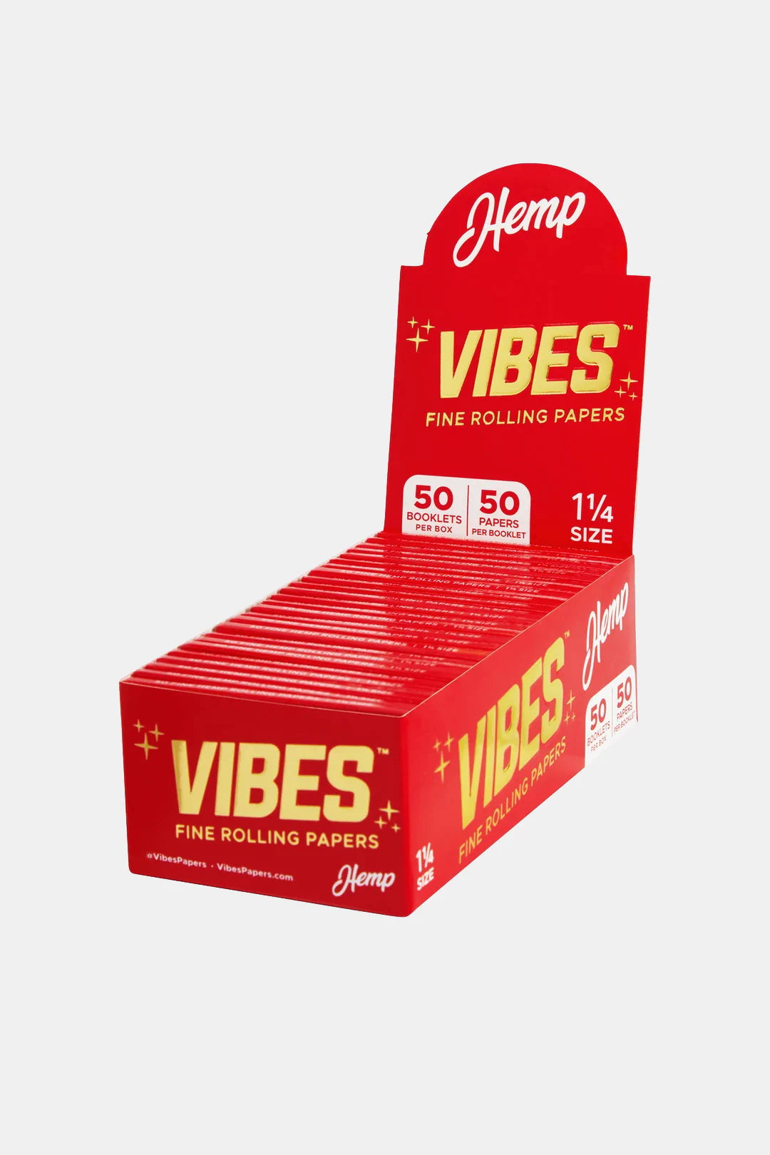 Vibes Fine Rolling Papers | 1-1/4" | 50 Booklets |