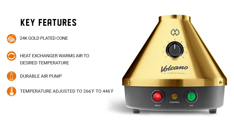 Storz & Bickel | Volcano Gold Edition | Tabletop Dry Herb Vaporizer