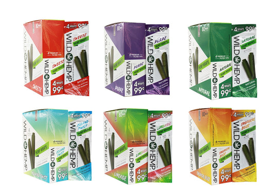 Wild Hemp | Hemp Wraps | 4 for 99c | 20ct |