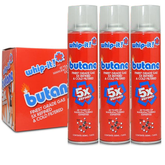 Whip-It Butane | 5X 300mL | 12ct