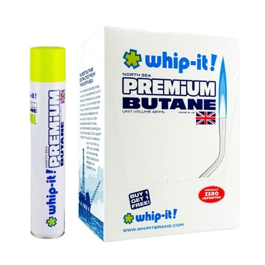 Whip-It Butane | 420mL | 12ct (Buy 1 Get 1 Free)