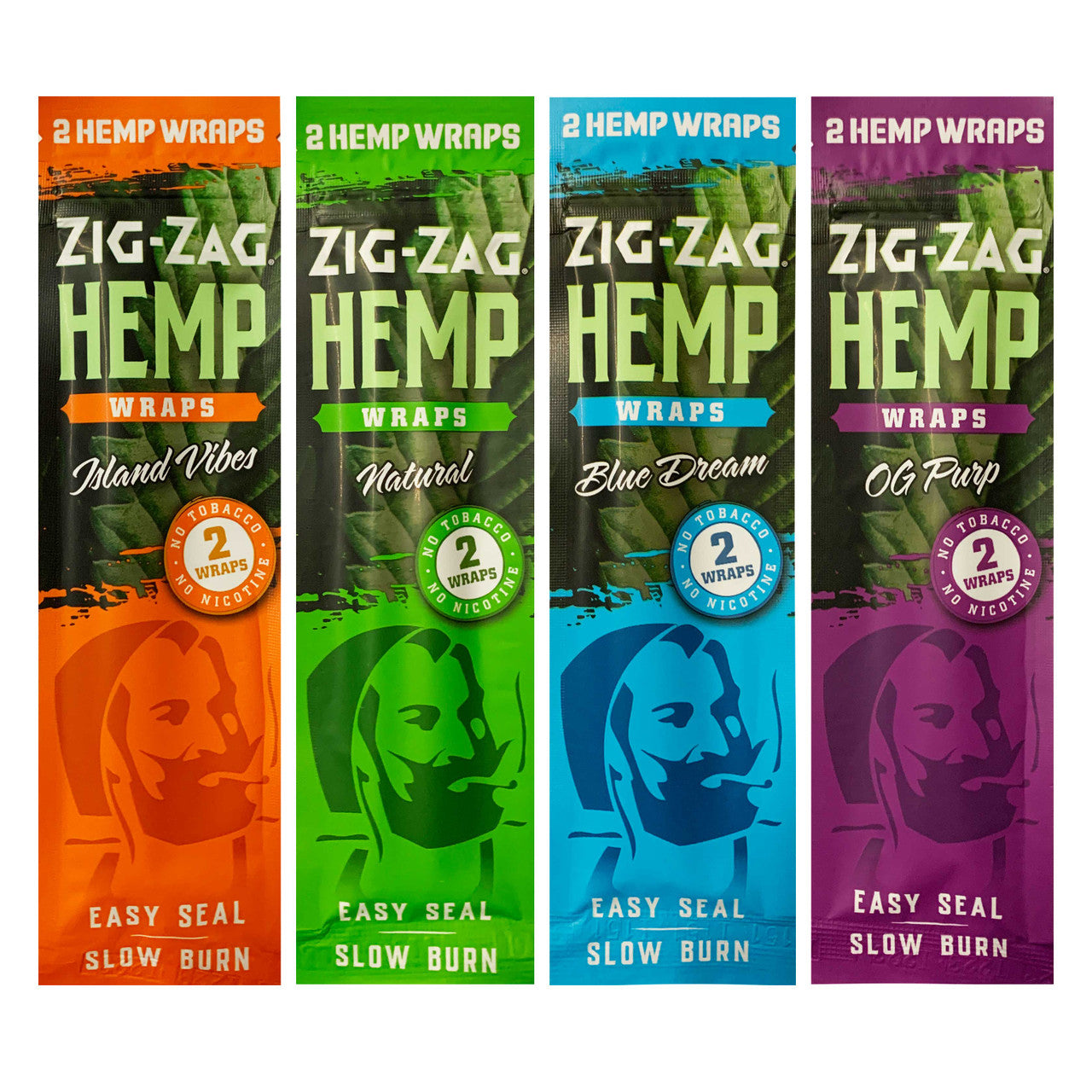 Zig-Zag Hemp Wraps | 2pk | 25ct |