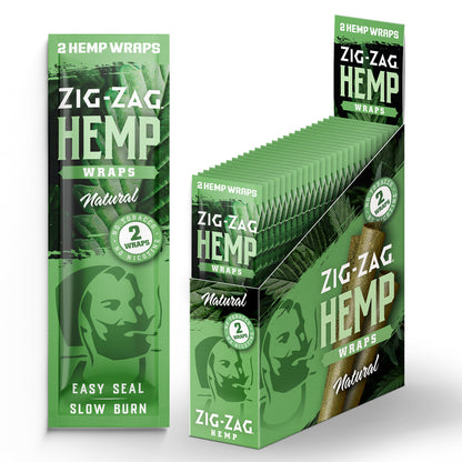 Zig-Zag Hemp Wraps | 2pk | 25ct |