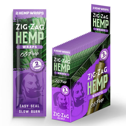 Zig-Zag Hemp Wraps | 2pk | 25ct |