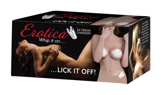 Erotica Whipped Cream Chargers | 24ct | 25 boxes/case