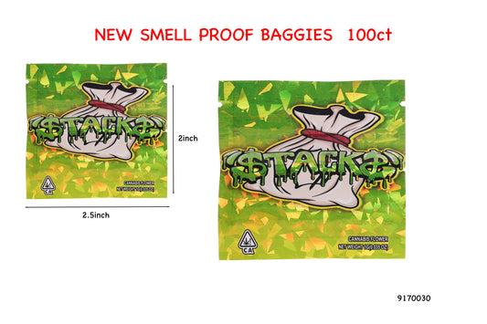 HQ Smell-proof Mylar Bags | 100ct | 3x5 | 9150050-52 | Assorted